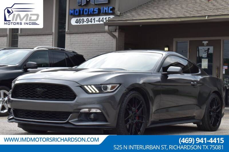 2015 Ford Mustang for sale at IMD Motors in Richardson TX