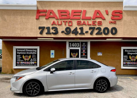 2020 Toyota Corolla for sale at Fabela's Auto Sales Inc. in South Houston TX