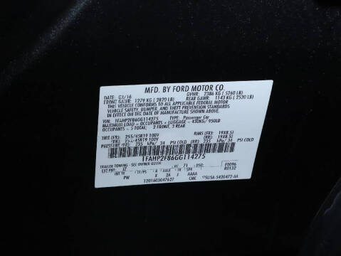 2016 Ford Taurus Limited