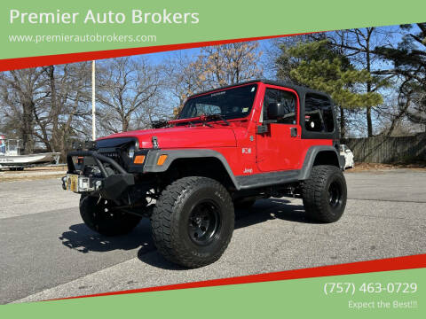 2006 Jeep Wrangler for sale at Premier Auto Brokers in Virginia Beach VA