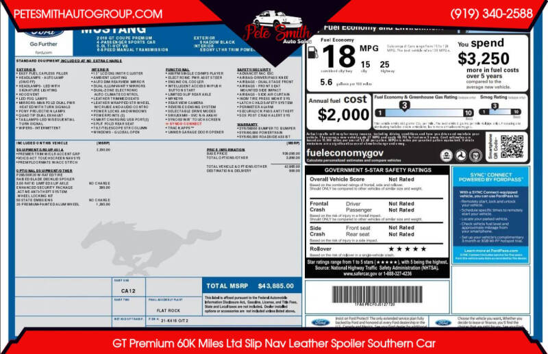 2018 Ford Mustang GT Premium