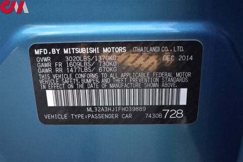 2015 Mitsubishi Mirage