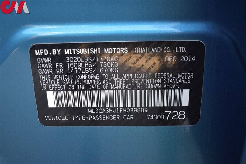 2015 Mitsubishi Mirage