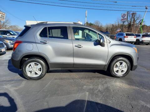 2015 Chevrolet Trax for sale at G AND J MOTORS in Elkin NC