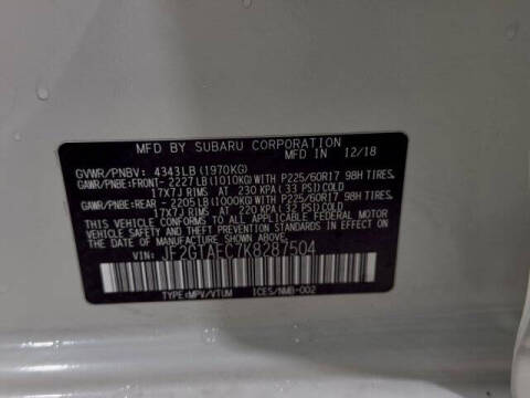 2019 Subaru Crosstrek 2.0i Premium