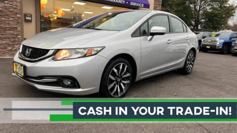 2015 Honda Civic for sale at CarMart One LLC in Freeport NY