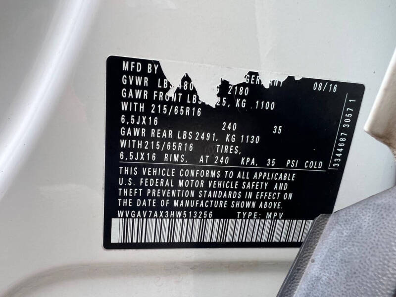 2017 Volkswagen Tiguan 2.0T S