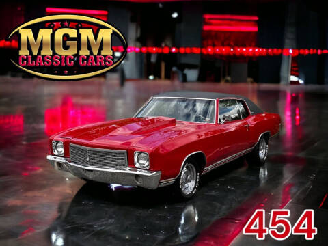 1971 Chevrolet Monte Carlo for sale at MGM CLASSIC CARS in Addison IL