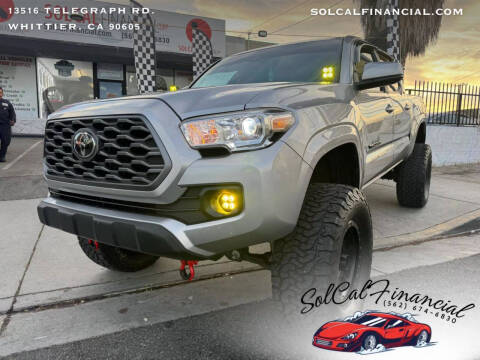 2020 Toyota Tacoma for sale at Sol Cal Financial Corp in Whittier CA