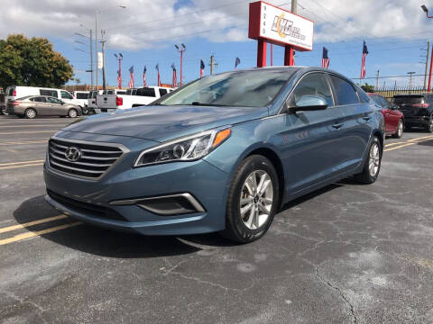 2017 Hyundai Sonata for sale at LKG Auto Sales Inc in Miami FL