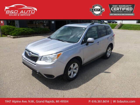 2016 Subaru Forester for sale at B&D Auto Sales Inc in Grand Rapids MI