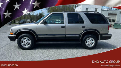 1999 Chevrolet Blazer for sale at DND AUTO GROUP in Belvidere NJ