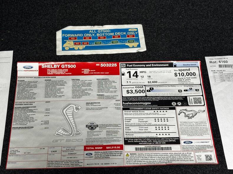 2021 Ford Mustang Shelby GT500
