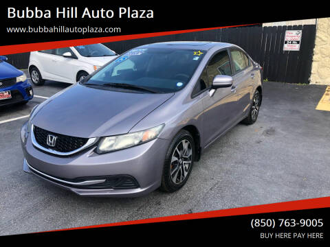 2015 Honda Civic for sale at Bubba Hill Auto Plaza in Panama City FL