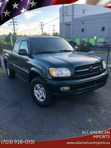 2001 Toyota Tundra for sale at All American Imports in Alexandria VA