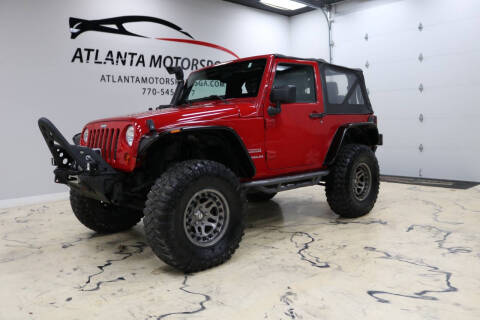 2010 Jeep Wrangler for sale at Atlanta Motorsports in Roswell GA