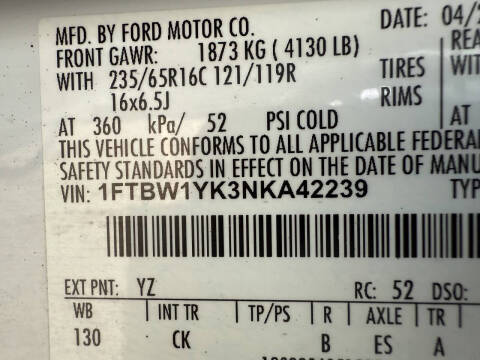 2022 Ford E-Transit 350