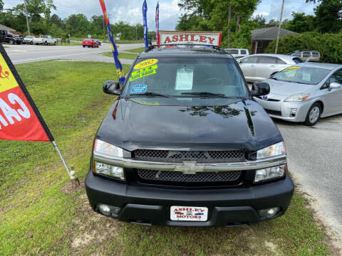 2002 Chevrolet Avalanche for sale at Ashley Motors Inc. in Jacksonville NC