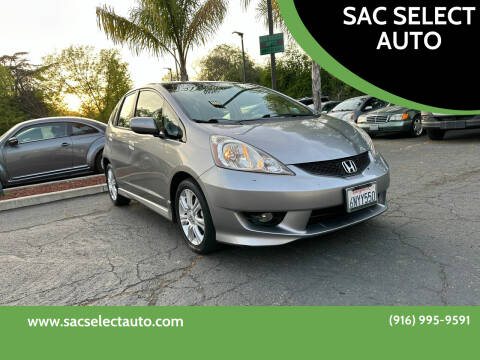 2010 Honda Fit for sale at SAC SELECT AUTO in Sacramento CA