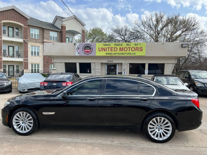 2009 BMW 7 Series for sale at UNITED MOTORS in Mckinney TX