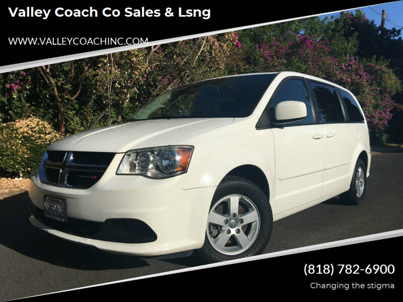 2012 Dodge Grand Caravan for sale at Valley Coach Co Sales & Leasing in Van Nuys CA
