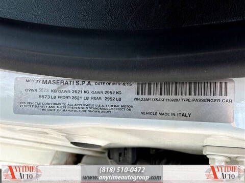 2015 Maserati Ghibli