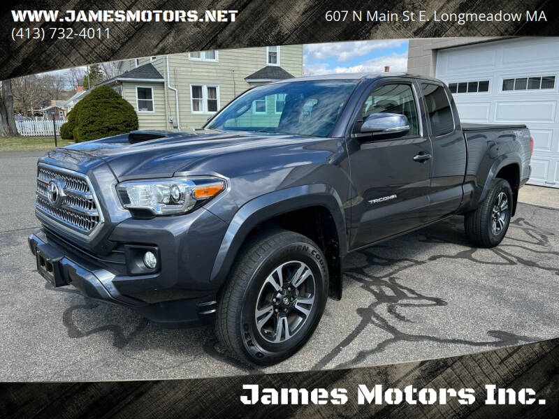 2016 Toyota Tacoma for sale at James Motors Inc. in East Longmeadow MA