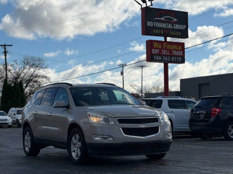 2012 Chevrolet Traverse for sale at MD Financial Group LLC in Warren MI