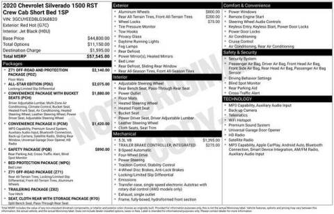 2020 Chevrolet Silverado 1500