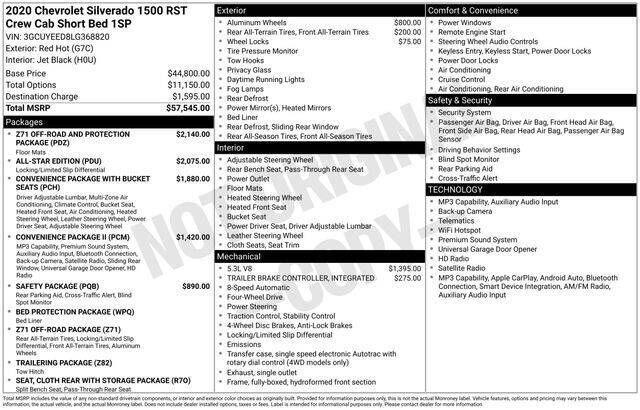 2020 Chevrolet Silverado 1500
