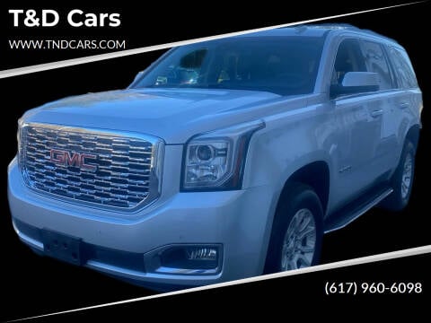 2018 GMC Yukon for sale at T&D Cars in Holbrook MA