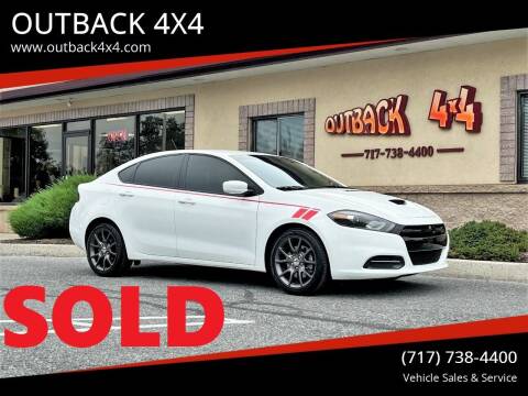 2016 Dodge Dart for sale at OUTBACK 4X4 in Ephrata PA