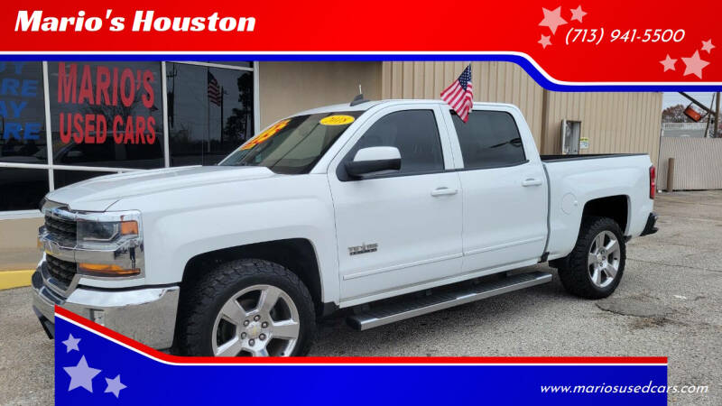 2018 Chevrolet Silverado 1500 for sale at Mario's Houston in Houston TX