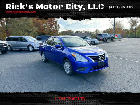 2017 Nissan Versa for sale at Rick's Motor City, LLC in Springfield MA