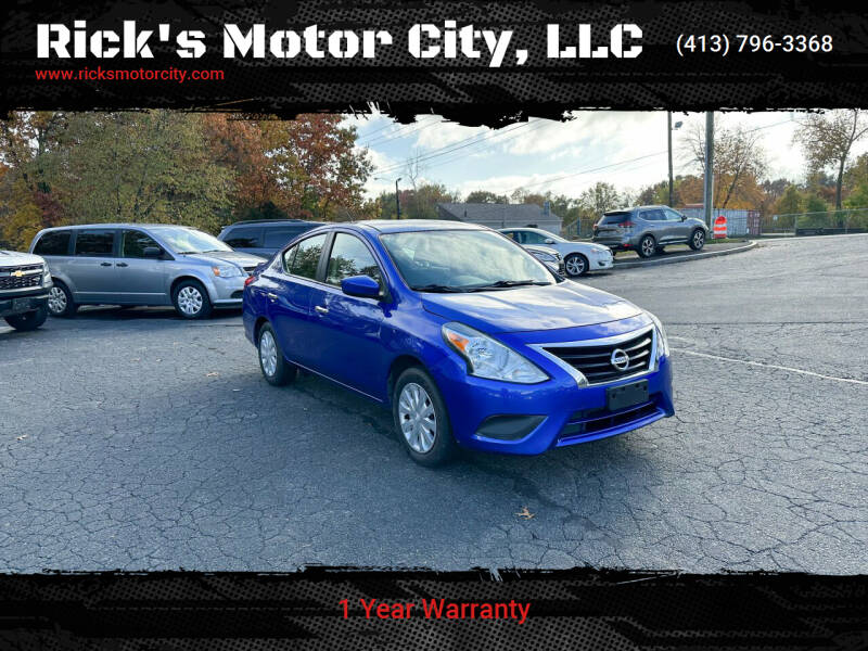 2017 Nissan Versa for sale at Rick's Motor City, LLC in Springfield MA