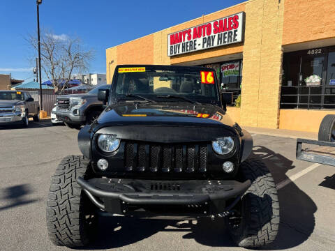 2016 Jeep Wrangler Black Bear