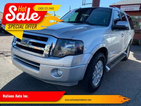 2013 Ford Expedition for sale at Nations Auto Inc. in Denver CO