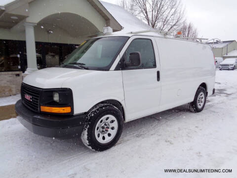 2014 GMC Savana for sale at DEALS UNLIMITED INC in Portage MI