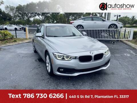 2018 BMW 3 Series for sale at AUTOSHOW SALES & SERVICE in Plantation FL