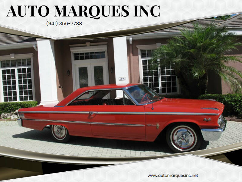 1963 Ford Galaxie 500 for sale at Auto Marques Inc in Sarasota FL