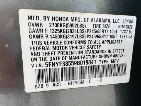2009 Honda Pilot EX-L