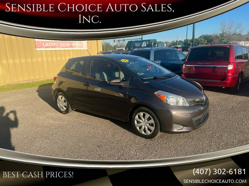 2013 Toyota Yaris for sale at Sensible Choice Auto Sales, Inc. in Longwood FL