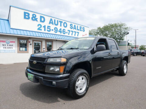 2005 Chevrolet Colorado for sale at B & D Auto Sales Inc. in Fairless Hills PA