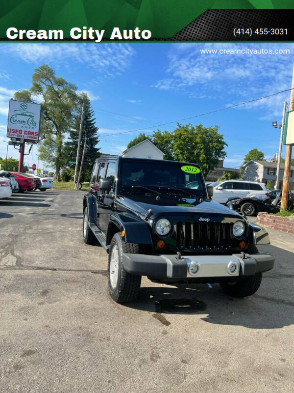 2012 Jeep Wrangler Unlimited for sale at Cream City Auto in Milwaukee WI