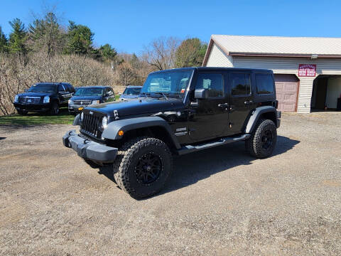 2016 Jeep Wrangler Unlimited for sale at Clearwater Motor Car in Jamestown NY