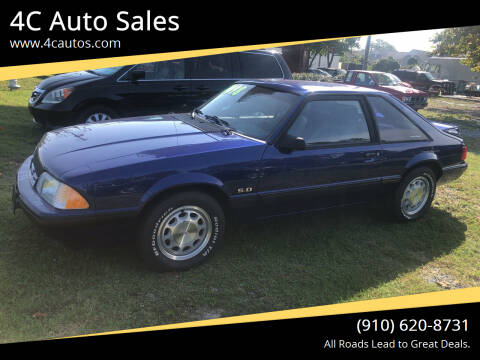 1989 Ford Mustang for sale at 4C Auto Sales in Wilmington NC