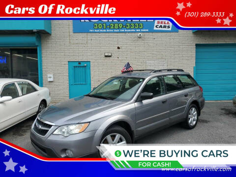 2008 Subaru Outback for sale at Cars Of Rockville in Rockville MD
