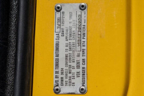 1972 De Tomaso Pantera