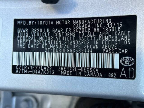 2016 Toyota Corolla S