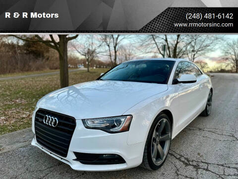 2014 Audi A5 for sale at R & R Motors in Waterford MI